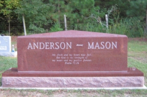 ANDERSON MASON Family Plot